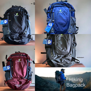 Backpack รุ่นGIGA BIKE PRO ขนาด50L กระเป๋าเป้เดินทาง กระเป๋าสำหรับเดินป่า เเถมถุงผ้าคลุมกันฝน