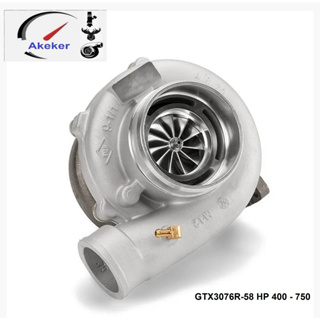 GTX3076R-58 GTX3076 GTX Turbo Billet compressor Wheel Vband A/R 0.62 T3 Dual Ceramic Ball Bearing เทอร์โบ