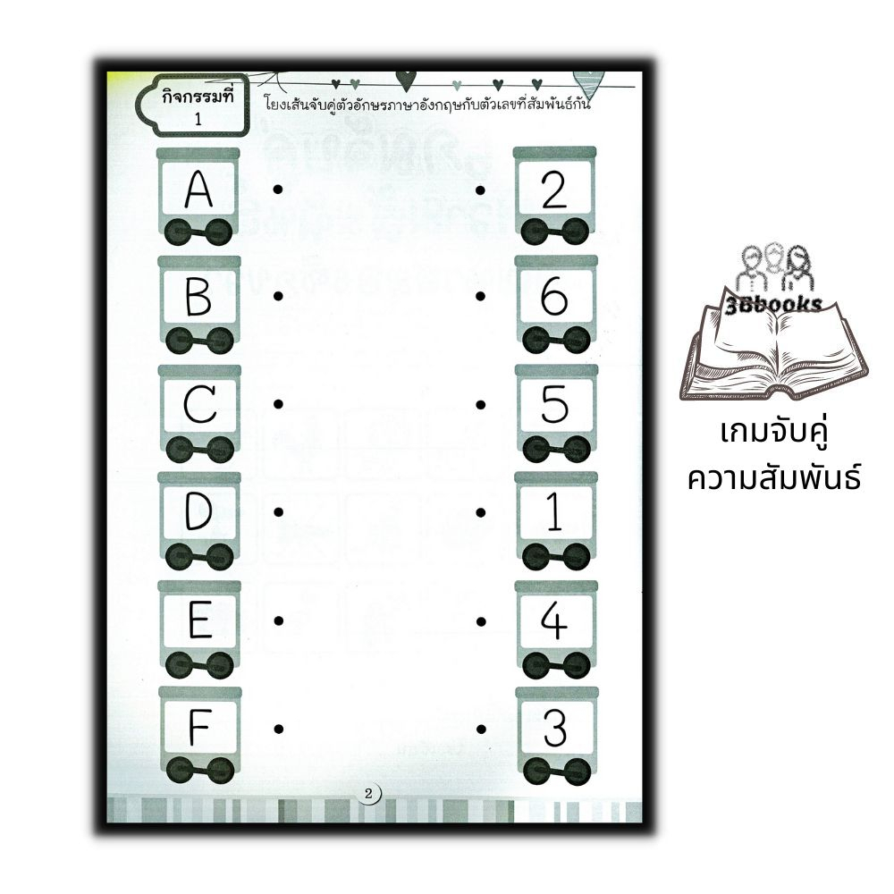 หนังสือ-เกมจับคู่-ความสัมพันธ์-พัฒนาสมองซีกขวา-เสริมเชาวน์ปัญญา-เกมฝึกสมอง-กิจกรรมเสริมทักษะ-หนังสือเด็ก