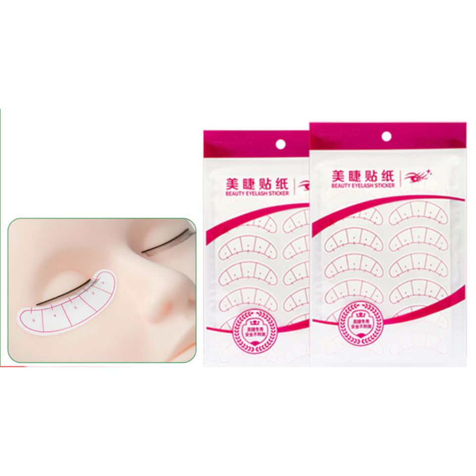 eyelash-sticker-วัดขนาดขนตา-ไม้บรรทัดขนตา-แผ่นสติ๊กเกอร์ติดขนตาปลอม-140-ชิ้น-สติกเกอร์ขนตา-อุปกรณ์ต่อขนตา-คุ้ม-คุณภาพดี