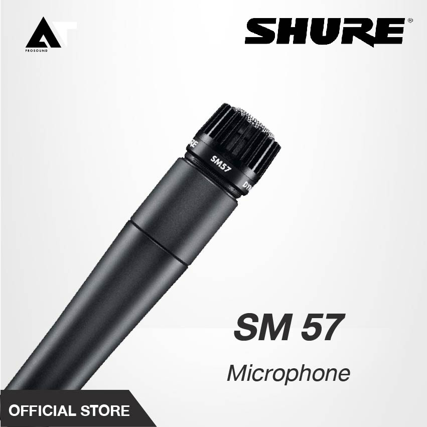 Shure SM57LC ไมค์จ่อเครื่องดนตรี ไมค์จ่อตู้กีต้าร์ ไมค์จ่อตู้แอมป์