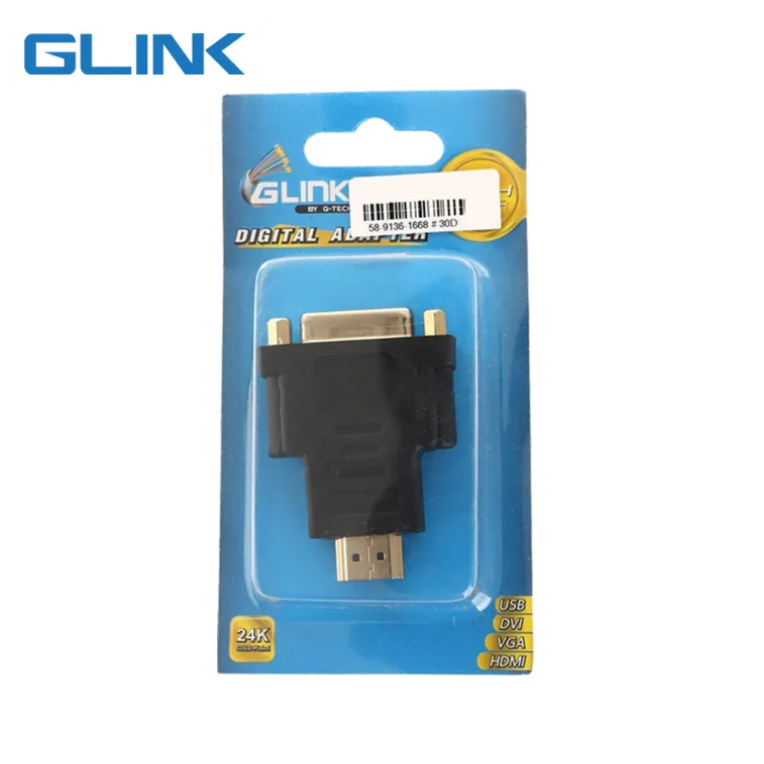 glink-gl-2252-อแดปเตอร์หัวแปลง-dvi-24-5-f-to-hdmi-m-หัวแปลง-หัวต่อ-คุณภาพดี-แปลงช่องสัญญาณ-dvi-เป็น-hdmi
