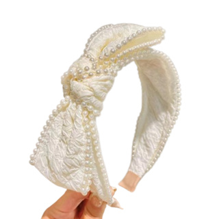 โปรโมชั่น : ที่คาดผมประดับมุก มิลค์ไวท์ ซุปเปอร์แฟรี่ หวานสบาย เครื่องประดับผม