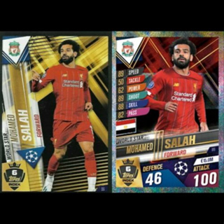 ภาพหน้าปกสินค้าMohamed Salah (Liverpool) W6.  MATCH ATTAX 101 2019/20 - WORLD STAR ที่เกี่ยวข้อง