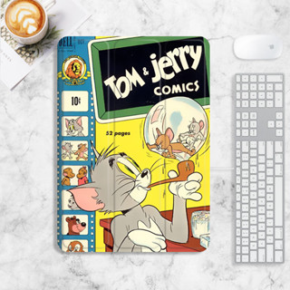 Tom Jerry เคสไอแพด gen10 10.2 gen7/8/9 เคส iPad mini6 air1/2/3/4/5 case iPad pro11 2021 2022 เคสซิลิโคน มีที่ใส่ปากกา