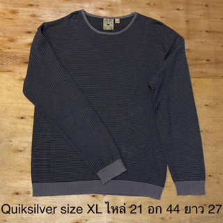 เสื้อแขนยาว เสื้อหนาว Quiksilver อก 44