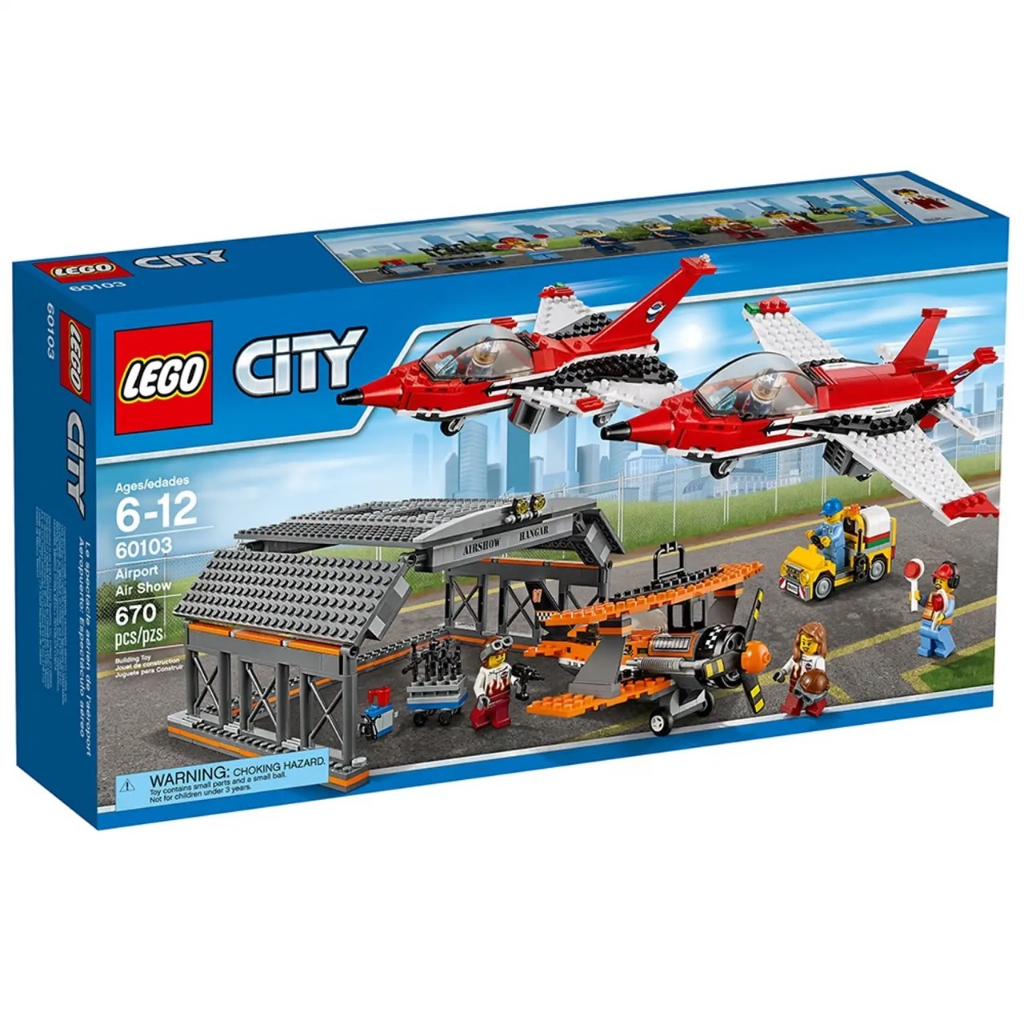 lego-city-60103-airport-air-show-เลโก้ใหม่-ของแท้-กล่องสวย-พร้อมส่ง