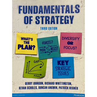 9781292017211 FUNDAMENTALS OF STRATEGY(GERRY JOHNSON)