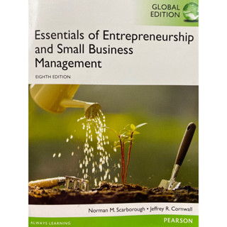 9781292094861 ESSENTIALS OF ENTREPRENEURSHIP AND SMALL BUSINESS MANAGEMENT (GLOBAL EDITION)