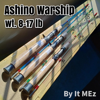 ภาพหน้าปกสินค้าของแท้ ราคาถูก ❗❗ คันเบ็ดตกปลา คันตีเหยื่อปลอม คันตัน Ashino Warship Line wt. 8-17 lb เหมาะกับงานช่อน ชะโด กระสูบ ที่เกี่ยวข้อง