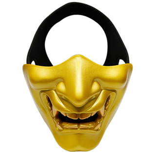 JAPAN Mask Hot หน้ากาก กันน็อค ONI GIANT โอนิ ยักษ์ญี่ปุ่น NINJA นินจา พร้อมสายรัด สุดโหด วัสดุไฟเบอร์กลาส