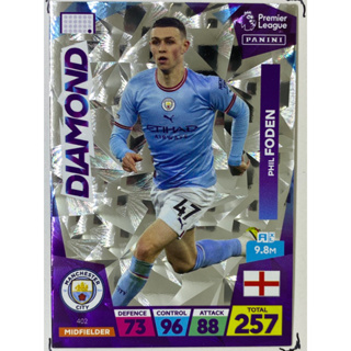 การ์ดนักฟุตบอล 2023 Phil Foden การ์ดสะสม Manchester city fc แมนเชสเตอร์ซิตี้ การ์ดนักเตะ แมนซิตี้ EPL