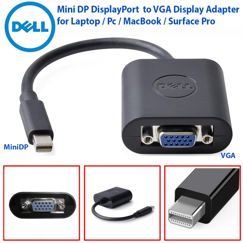 Dell mini displayport clearance to vga adapter