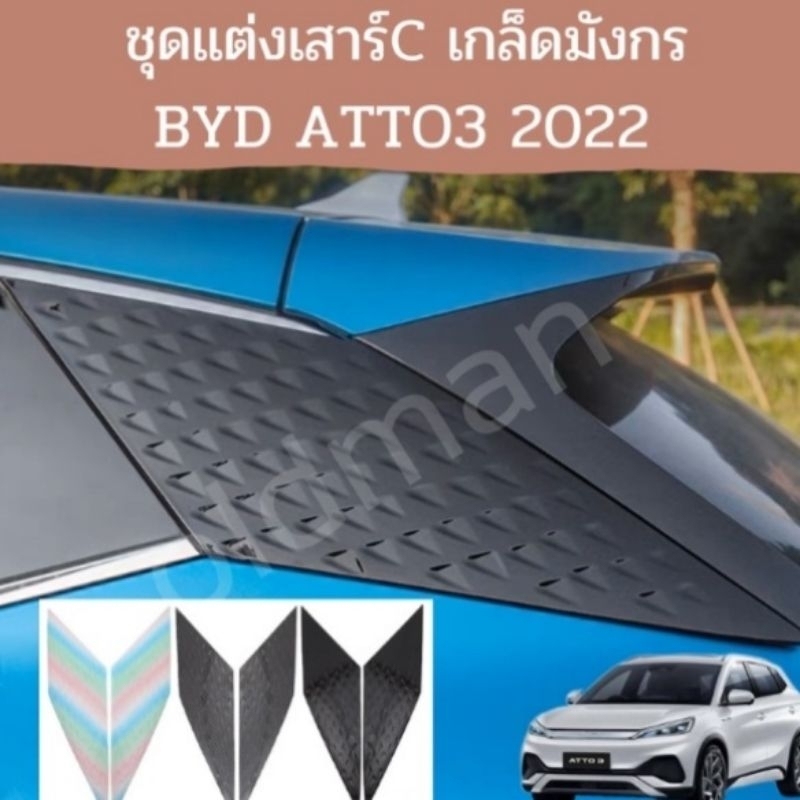 ส่งจากไทย-แผ่นปิดเสาร์c-byd-atto3-2022-วัสดุ-absอย่างดี