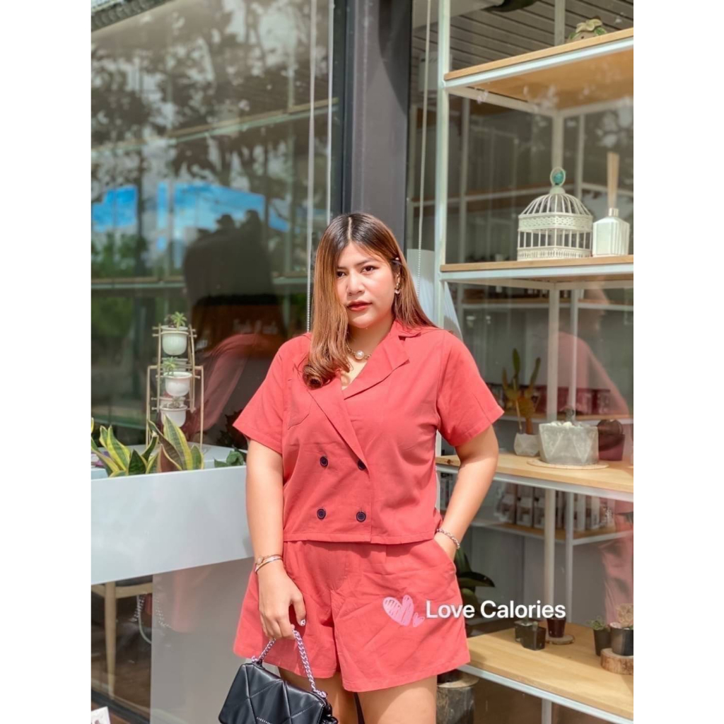 plussize-ชุดเซ็ตคนอ้วน-เสื้ออก-40-48-ความยาว-22-กางเกงเอว-34-46-สพ-56-ความยาว-16