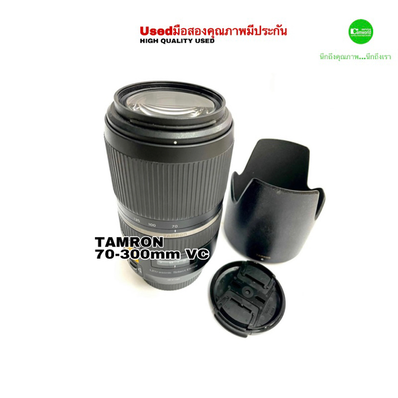 lens-tamron-sp-70-300-mm-for-canon-f-4-5-6-di-vc-usd-มีกันสั่น-มือสอง-สภาพดี-เชื่อถือได้-รับประกันสินค้า-90-วัน