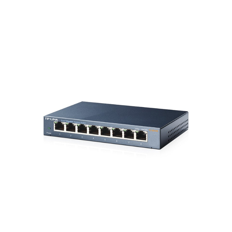 ภาพสินค้าGigabit Switching Hub TP-LINK (TL-SG108) 8 Port (7") รับประกันตลอดอายุการใช้งาน. จากร้าน mahaprom_intercom บน Shopee ภาพที่ 2