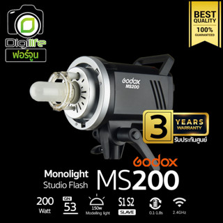 Godox Flash MS200 200W 5600K Bowen Mount - รับประกันศูนย์ Godox Thailand 3ปี