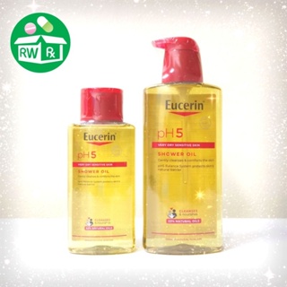*Exp.3-9/26*โฉมใหม่ Eucerin pH5 shower oil 200ml / 400ml ครีมอาบน้ำผสมน้ำมัน ชาวเวอร์ ออยล์ สำหรับผิวแพ้ง่าย ผิวแห้งมาก