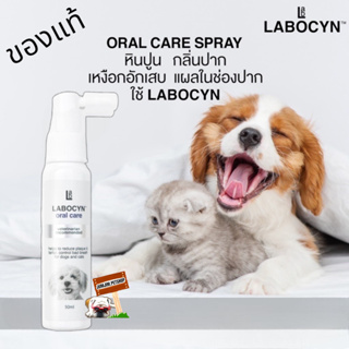 ภาพหน้าปกสินค้าLabocyn Oral Care Spray 50ml สำหรับดูแลช่องปากสุนัขและแมว ดับกลิ่นปาก ลดหินปูน ที่เกี่ยวข้อง