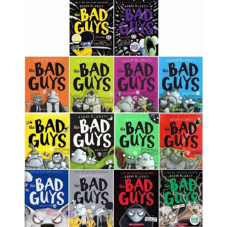 (ใช้โค้ดรับcoinคืน10%ได้) พร้อมส่ง ชุดหนังสือการ์ตูนภาษาอังกฤษ The Bad Guys Episodes 1 – 14 (14 Books) Scholastic Aaron Blabey