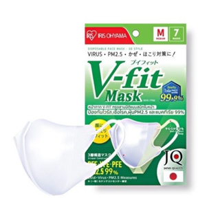🦠แมสหน้าเรียว vfit วีฟิต 🇯🇵 IRIS Ohyama V-Fit 3D🦠และอื่นๆแบบซอง 7 ชิ้น