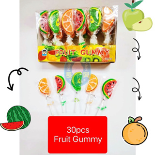 เยลลี่กัมมี่รูปผลไม้(Fruit Gummy) 1 กล่อง บรรจุ 30 ชิ้น