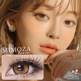 (COD)คอนแทคเลนส์ Contactlens สาย ฝ. รุ่น Mimoza สายตา+ปกติ Prettydoll 0.00 ถึง - 6.00 เลนส์นิ่มใส่สบายตา แถมตลับ