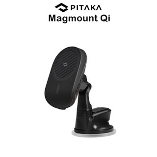 Pitaka MagEZ Mount Qi แท่นที่ชาร์จไร้สายติดรถแบบขาตั้งเคฟล่าแท้100% สำหรับ iPhone13/14/15 Series (ของแท้100%)