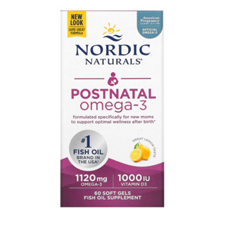 Postnatal Omega3 1120mg  + vitamin D3 American Pregnancy Association 60 softgel