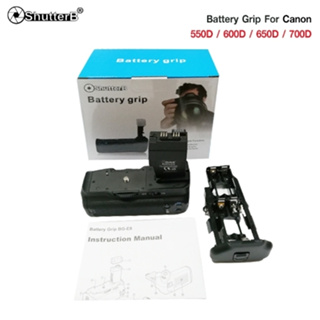 Battery Grip Shutter B รุ่น 550D/600D/650D/700D (BG-E8 Replacement) แบตเตอรี่กริป