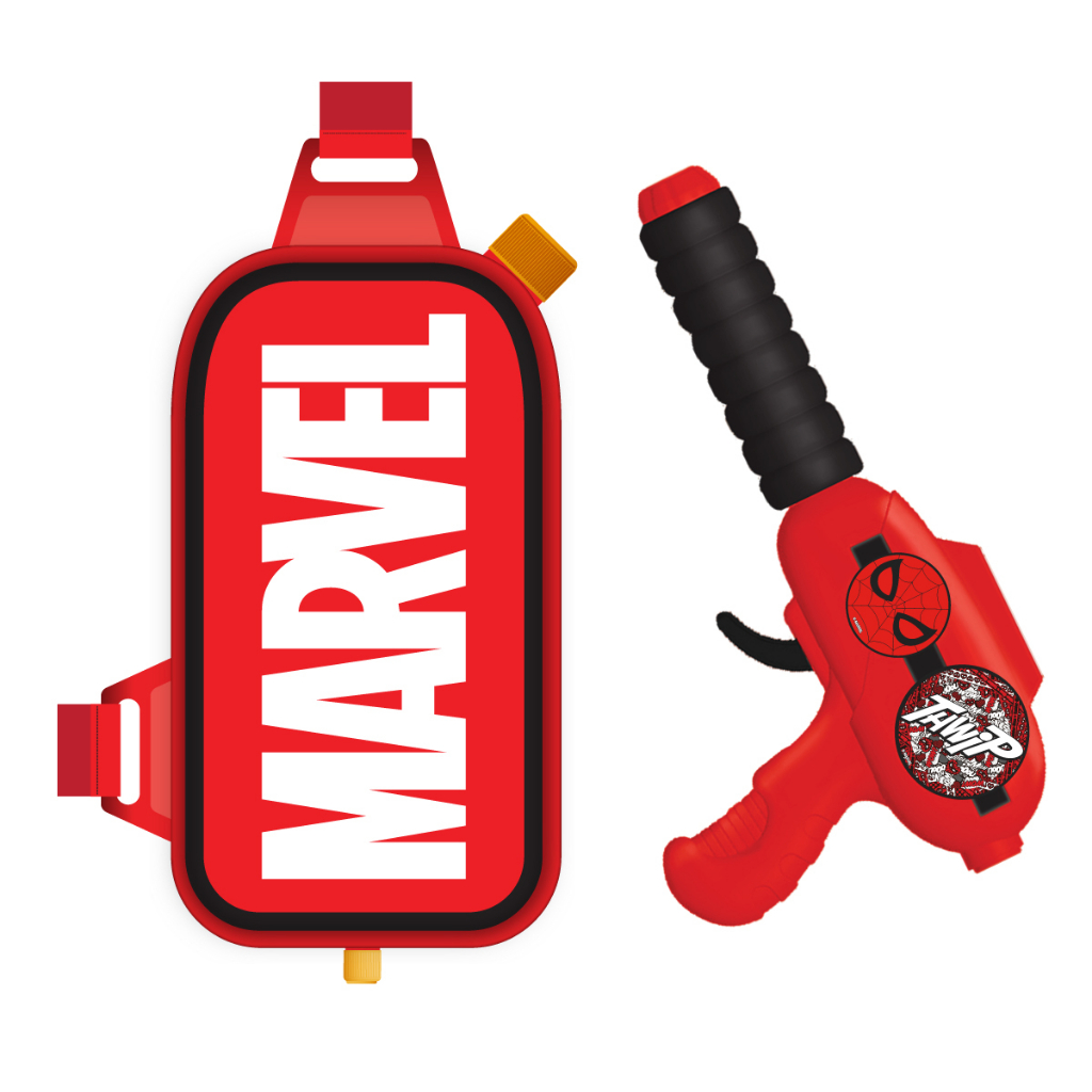 ภาพหน้าปกสินค้าMarvel(มาร์เวล) Spiderman ของเล่น เป้ปืนฉีดน้ำ Toy Smart