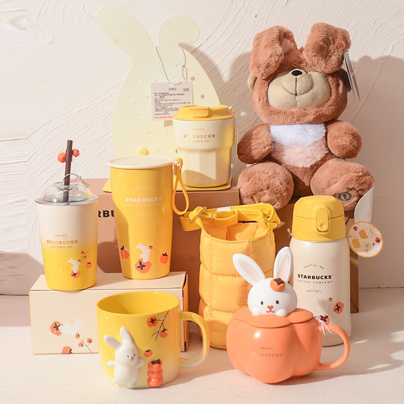 ส่งฟรี-พรีออเดอร์-starbucks-china-rabbit-collection-y2023-คอลเลคชั่นสตาร์บัคส์จีน-ปีกระต่าย-2023