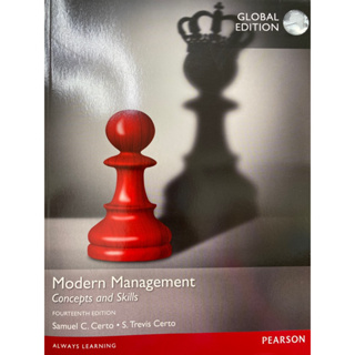 9781292096650 MODERN MANAGEMENT: CONCEPTS AND SKILLS (GLOBAL EDITION)CERTO, S.C.