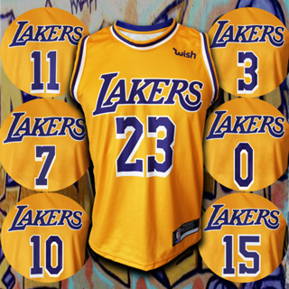 สินค้า เสื้อบาส เสื้อบาสเกตบอล NBA Los Angeles Lakers เสื้อทีม ลอส แองเจลิส เลเกอร์ส #BK0006 รุ่น Icon ไซส์ S-3XL