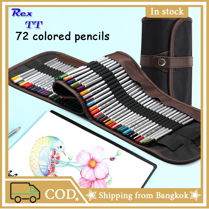 rex-tt-72-colored-pencils-oily-pencils-rollable-canvas-bag-oily-colored-pencils-drawing-color