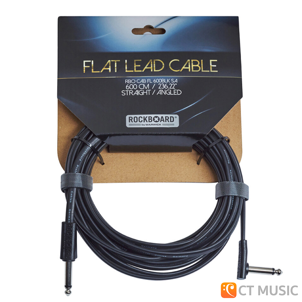 rockboard-flat-lead-instrument-cable-straight-to-angled-600-cm-สายแจ็ค