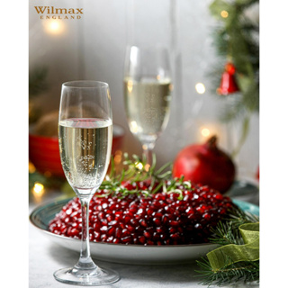 แก้ว Champagne Flute ขนาด 260 ML | Champagne Flute ขนาด 290 ML 1 เซต มี2ชิ้น สินค้าคุณภาพสูง แบรนด์ Wilmax นำเข้าEngland