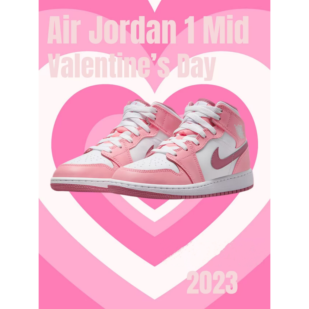 Nike Air Jordan 1 Mid Valentine s Day
