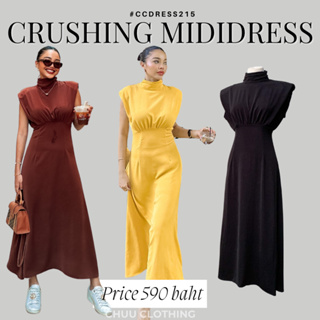 Crushing Midi dress [พร้อมส่ง]