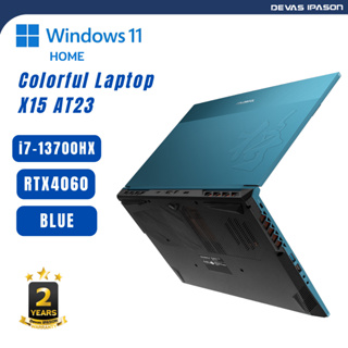 COLORFUL LAPTOP X15 AT23 i7-13700HX/RTX 4060 (BLUE) รับประกัน 2 ปี โดย Devas IPASON