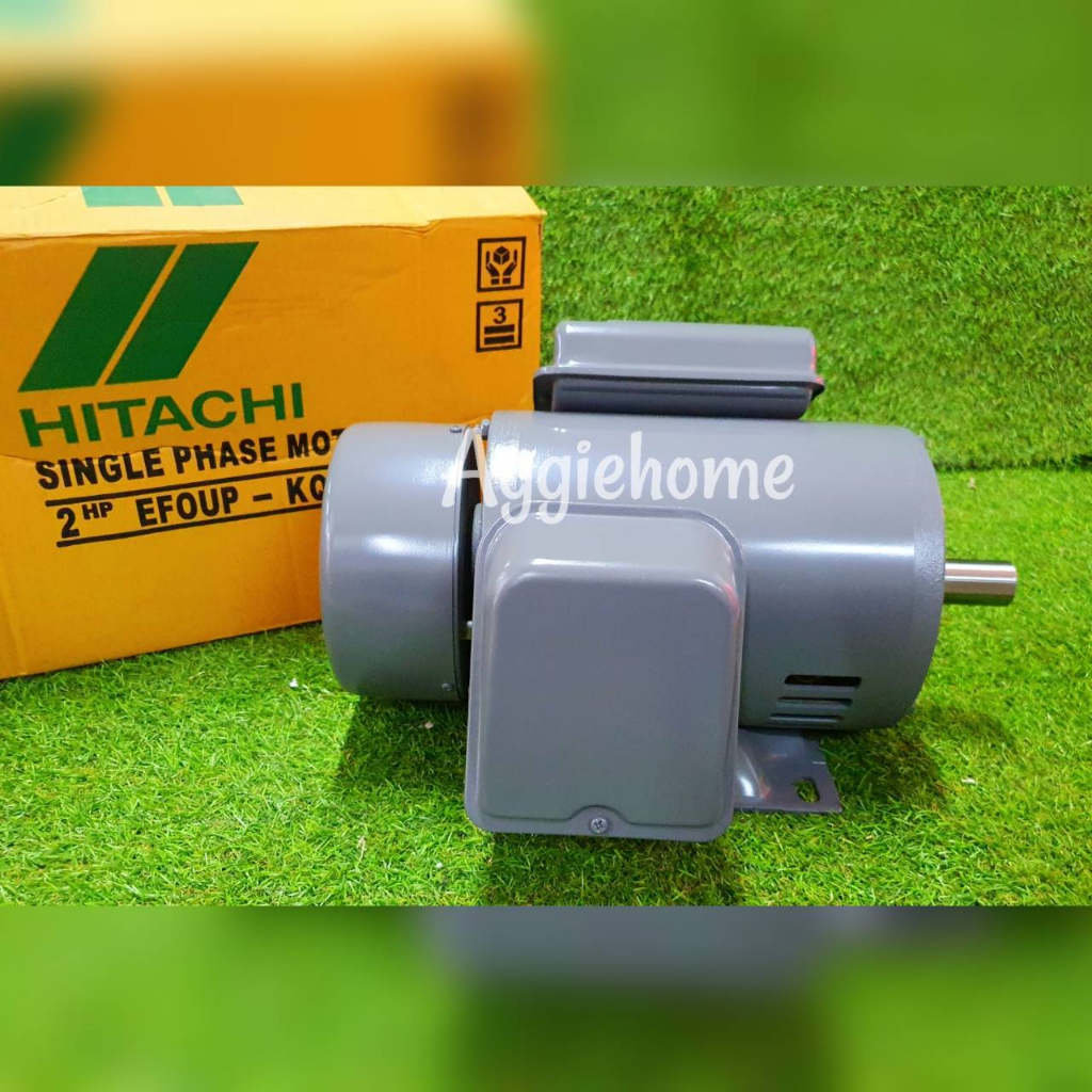 hitachi-มอเตอร์ไฟฟ้า-220v-รุ่น-efoup-kq-2hp-4p-2แรงม้า-1-5kw-ความเร็วรอบ-1430-รอบ-นาที-motor-มอเตอร์