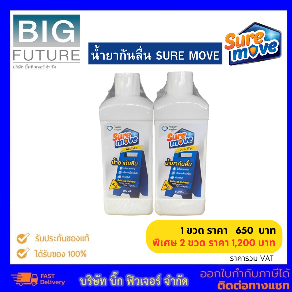 น้ำยากันลื่น Suremove กันพื้นห้องน้ำลื่น หยุดลื่น หยุดล้ม หยุดความ ...