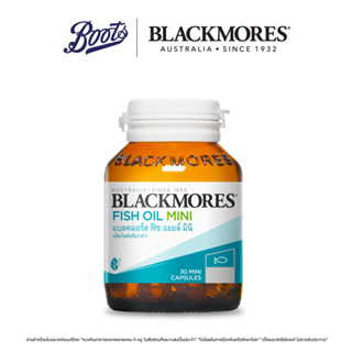 Blackmores แบลคมอร์ส โอเดอร์เลส ฟิช ออยล์ มินิแคป (ผลิตภัณฑ์เสริมอาหาร):30 แคปซูล