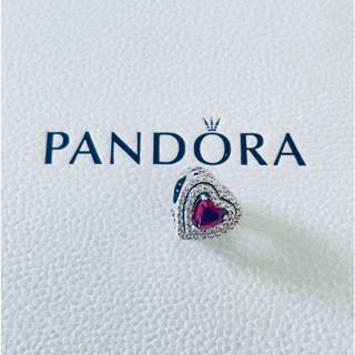 Pandora แท้💯% ชาร์มหัวใจแดง like new