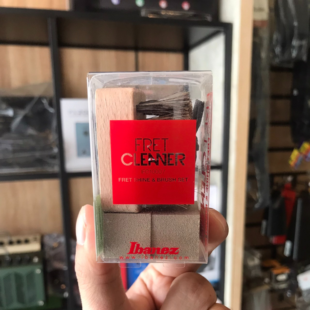 Ibanez IFC1000 Fret Cleaner ชุดยางลบและแปรงสำหรับทความสะอาดเฟรต ...