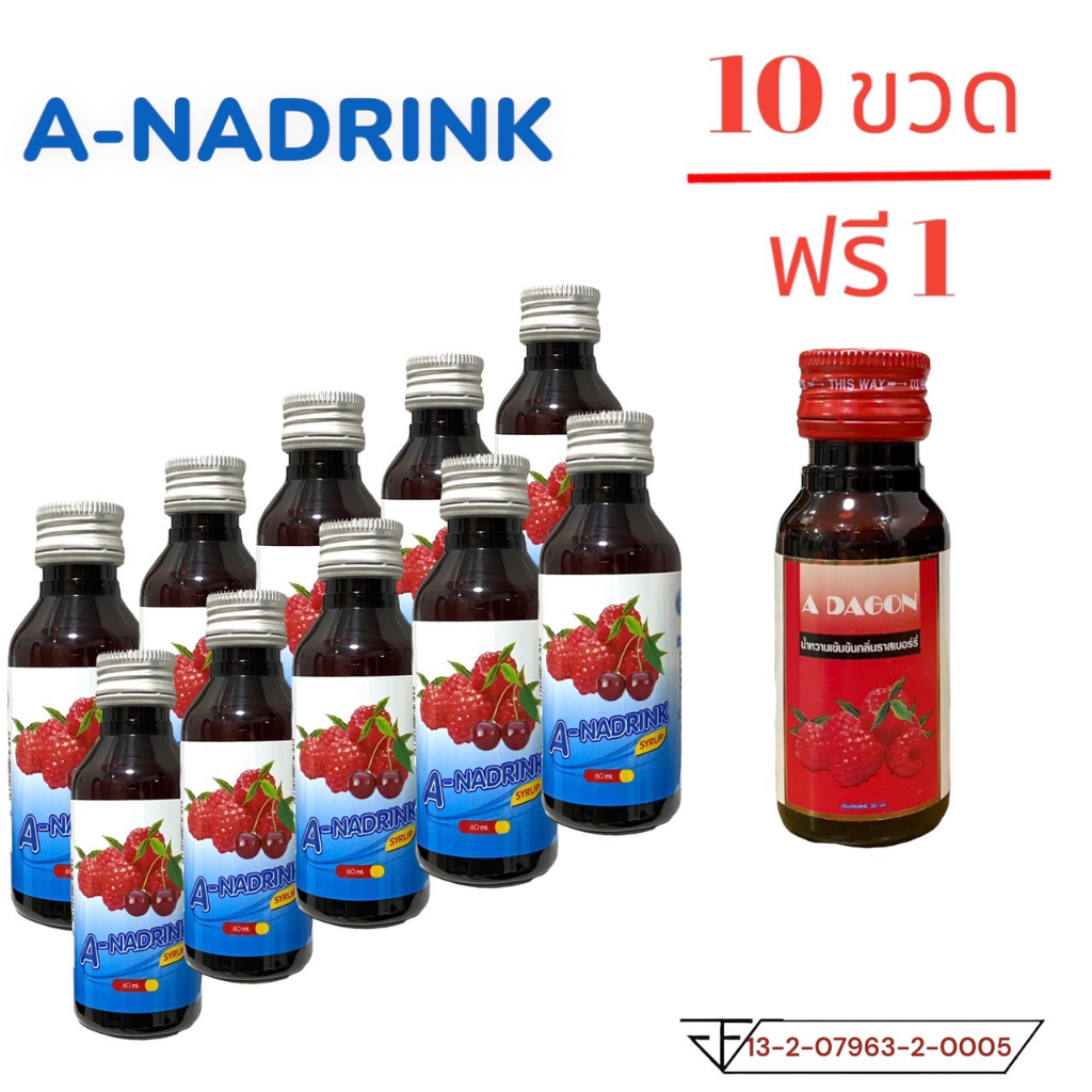 ภาพหน้าปกสินค้าสั่งซื้อครบ 10 ขวด แถม 1 A-NADRINK (เอ-นาดริ๊งค์) น้ำหวานขนาด60ml จำนวน 1 ขวด .........A-NR-1(สั่งครบ10แถม R3-1) จากร้าน southsidesyrup บน Shopee