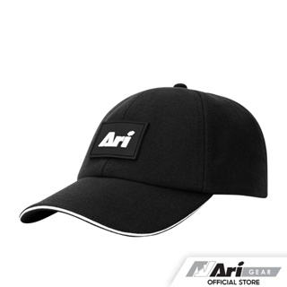 ARI RUBBER PATCH CAP - BLACK/WHITE หมวก อาริ สีดำ