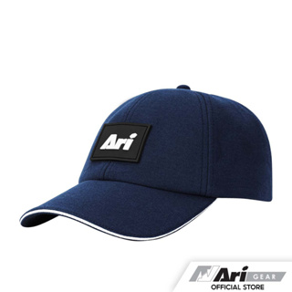 ARI RUBBER PATCH CAP - NAVY/BLACK/WHITE หมวก อาริ สีกรมท่า