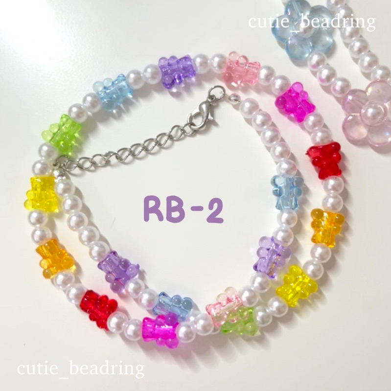 สร้อยคอลูกปัดสีรุ้ง-amp-มุก-rainbow-amp-pearly-necklace